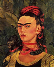 Carica l&#39;immagine nel visualizzatore di Gallery, Diamond Painting - Frida - Autoritratto con scimmia 1940