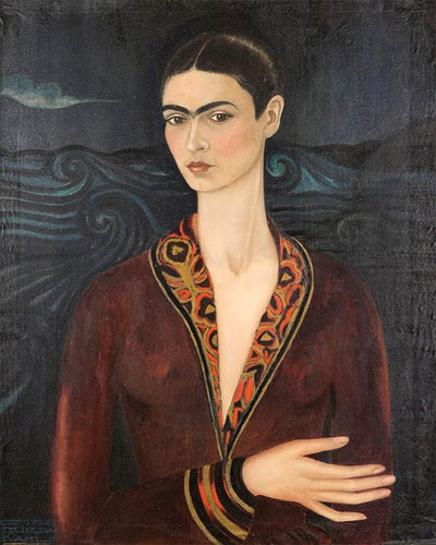 Diamond Painting - Frida - Autoritratto in abito di velluto