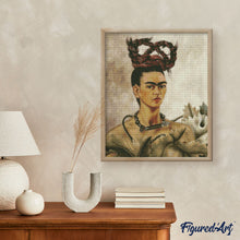 Carica l&#39;immagine nel visualizzatore di Gallery, Diamond Painting - Frida - Autoritratto con treccia