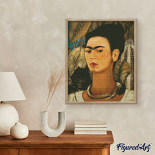 Carica l&#39;immagine nel visualizzatore di Gallery, Diamond Painting - Frida - Autoritratto con scimmia 1938