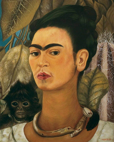 Diamond Painting - Frida - Autoritratto con scimmia 1938