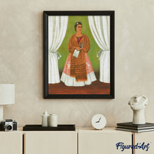 Carica l&#39;immagine nel visualizzatore di Gallery, Diamond Painting - Frida - Autoritratto dedicato a Leon Trotsky