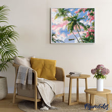 Carica l'immagine nel visualizzatore di Gallery, Diamond Painting - Paesaggio da Sogno Tropicale
