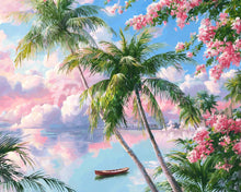 Carica l&#39;immagine nel visualizzatore di Gallery, Diamond Painting - Paesaggio da Sogno Tropicale