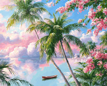 Carica l'immagine nel visualizzatore di Gallery, Diamond Painting - Paesaggio da Sogno Tropicale