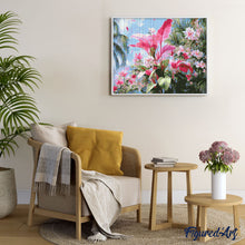 Carica l&#39;immagine nel visualizzatore di Gallery, Diamond Painting - Fioritura Tropicale Rosa