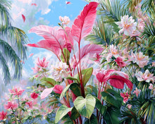 Carica l&#39;immagine nel visualizzatore di Gallery, Diamond Painting - Fioritura Tropicale Rosa