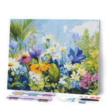 Carica l'immagine nel visualizzatore di Gallery, Diamond Painting - Campo di Fiori Colorati