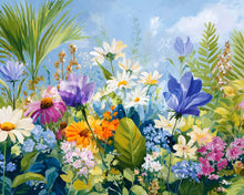 Carica l&#39;immagine nel visualizzatore di Gallery, Diamond Painting - Campo di Fiori Colorati