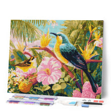 Carica l'immagine nel visualizzatore di Gallery, Diamond Painting - Uccelli del Giardino Tropicale