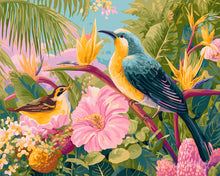 Carica l'immagine nel visualizzatore di Gallery, Diamond Painting - Uccelli del Giardino Tropicale