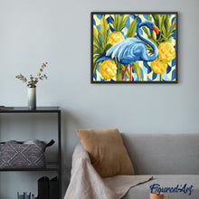 Carica l&#39;immagine nel visualizzatore di Gallery, Diamond Painting - Fenicottero Blu