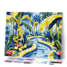 Carica l'immagine nel visualizzatore di Gallery, Diamond Painting - Sentiero nel Giardino Tropicale