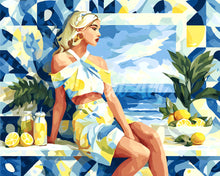 Carica l&#39;immagine nel visualizzatore di Gallery, Diamond Painting - Donna e profumo di Limoni