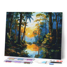 Carica l'immagine nel visualizzatore di Gallery, Diamond Painting - Lago nella Foresta Pluviale