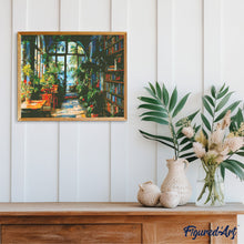 Carica l&#39;immagine nel visualizzatore di Gallery, Diamond Painting - Biblioteca nella Serra