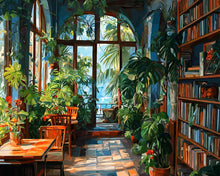 Carica l&#39;immagine nel visualizzatore di Gallery, Diamond Painting - Biblioteca nella Serra