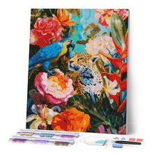 Carica l'immagine nel visualizzatore di Gallery, Diamond Painting - Pappagallo e Leopardo