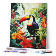 Carica l'immagine nel visualizzatore di Gallery, Diamond Painting - Tucano nella Giungla