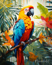 Carica l'immagine nel visualizzatore di Gallery, Diamond Painting - Ara Tropicale