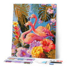 Carica l'immagine nel visualizzatore di Gallery, Diamond Painting - Fenicotteri Gemelli