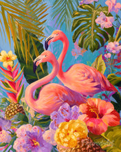 Carica l'immagine nel visualizzatore di Gallery, Diamond Painting - Fenicotteri Gemelli