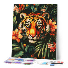 Carica l'immagine nel visualizzatore di Gallery, Diamond Painting - Tigre Tropicale