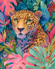 Carica l'immagine nel visualizzatore di Gallery, Diamond Painting - Leopardo Tropicale