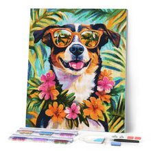 Carica l'immagine nel visualizzatore di Gallery, Diamond Painting - Cane in Vacanza