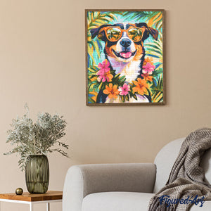 Diamond Painting - Cane in Vacanza