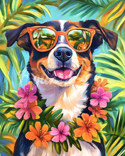 Carica l&#39;immagine nel visualizzatore di Gallery, Diamond Painting - Cane in Vacanza