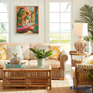 Diamond Painting - Cane Amante del Surf