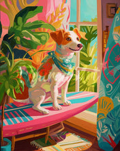 Carica l&#39;immagine nel visualizzatore di Gallery, Diamond Painting - Cane Amante del Surf