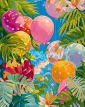 Carica l&#39;immagine nel visualizzatore di Gallery, Diamond Painting - Palloncini della Giungla
