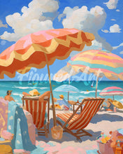 Carica l&#39;immagine nel visualizzatore di Gallery, Diamond Painting - Spiaggia color Pastello