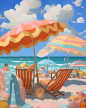 Carica l'immagine nel visualizzatore di Gallery, Diamond Painting - Spiaggia color Pastello