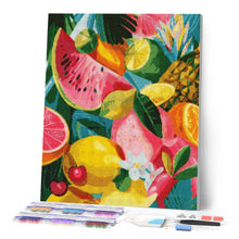 Carica l'immagine nel visualizzatore di Gallery, Diamond Painting - Mix di Frutta Tropicale
