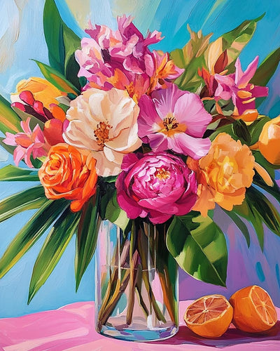 Diamond Painting - Bouquet Luminoso