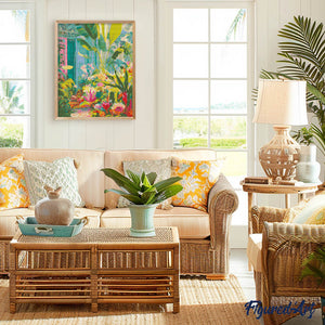 Diamond Painting - Porta Tropicale