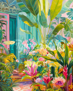 Diamond Painting - Porta Tropicale