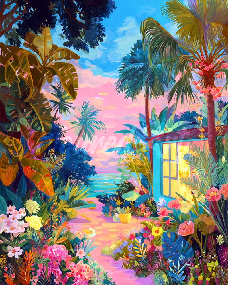 Diamond Painting - Giardino Tropicale