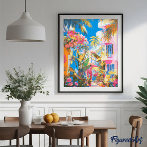 Diamond Painting - Quartiere Tropicale