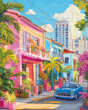Carica l&#39;immagine nel visualizzatore di Gallery, Diamond Painting - Strada Colorata