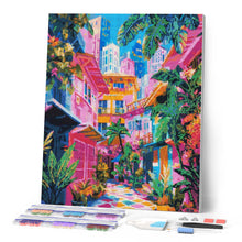 Carica l'immagine nel visualizzatore di Gallery, Diamond Painting - Quartiere Colorato