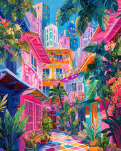 Carica l&#39;immagine nel visualizzatore di Gallery, Diamond Painting - Quartiere Colorato