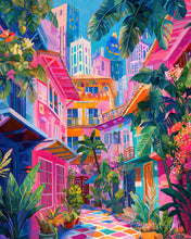 Carica l'immagine nel visualizzatore di Gallery, Diamond Painting - Quartiere Colorato