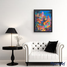 Carica l&#39;immagine nel visualizzatore di Gallery, Diamond Painting - Città da sogno tropicale