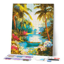 Carica l'immagine nel visualizzatore di Gallery, Diamond Painting - Fiume paradisiaco