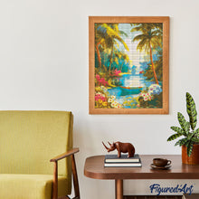 Carica l&#39;immagine nel visualizzatore di Gallery, Diamond Painting - Fiume paradisiaco