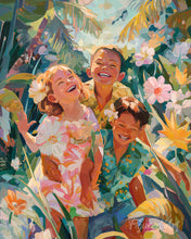 Carica l'immagine nel visualizzatore di Gallery, Diamond Painting - Infanzia tropicale